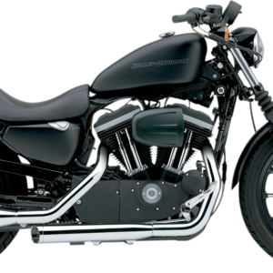 3" Slashcut Slip-On Mufflers - Chrome - '04-'13 XL