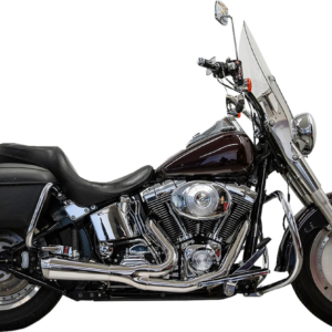 2-into-1 Ripper Exhaust System - Short - Chrome - Twin Cam Softails