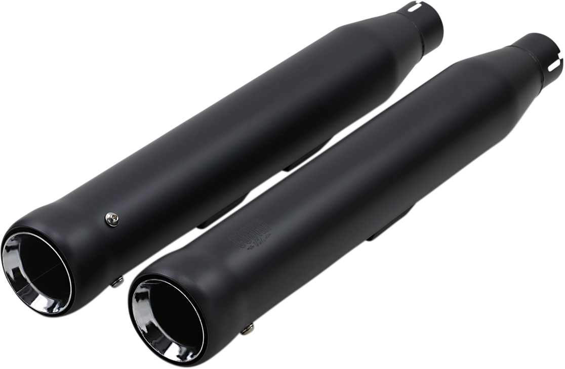 Neighbor Hater Slip-On Mufflers - 3" - Raven Black - Fat Boy
