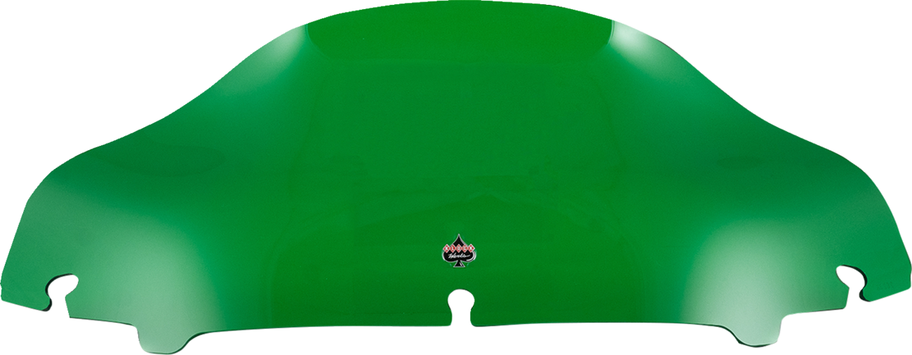 Kolor Flare® Windshield - 6-1/2" - Green - '14-'25 FLH/FLHT/FLHX