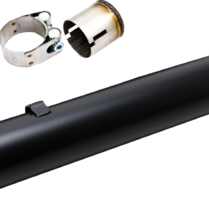 2-into-1 Swindler Exhaust Conversion Kit - 4" - Black - M8 Touring