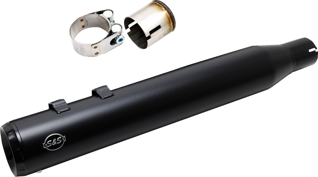 2-into-1 Swindler Exhaust Conversion Kit - 4" - Black - M8 Touring