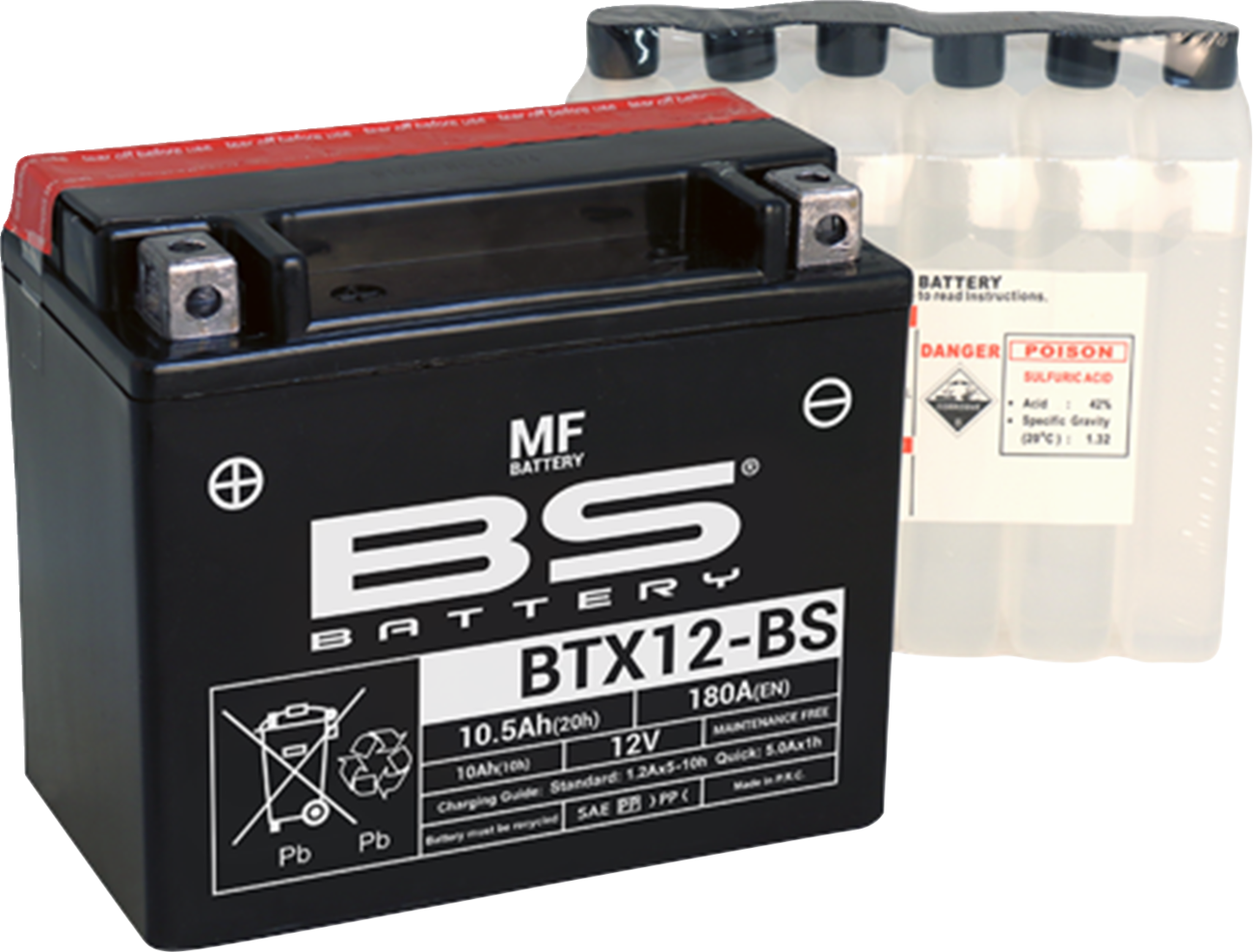 Battery - BTX12-BS (YTX)