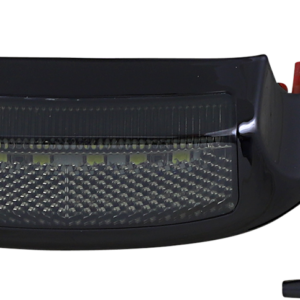 LED Front Fender Tip - White LED/Smoke Lens - Black