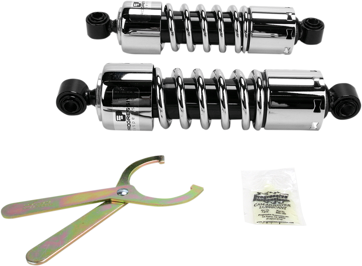 412 Series Shock - 11" - Standard - Chrome - Dyna