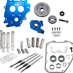 Cam Chest Kit without Cams - Gear Drive - Oil Cooled - Chrome Pushrods - Twin Cam
