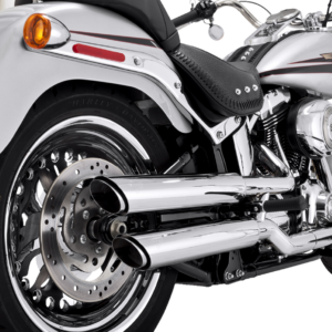 3" Twin Slash Slip-On Muffler - Chrome