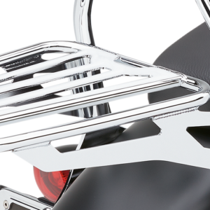 Sissy Bar Luggage Rack - Chrome - Tubular