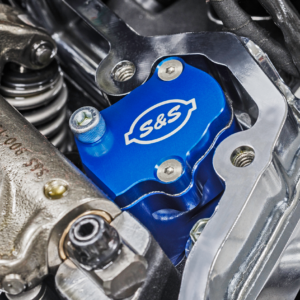 Billet Head Breather Kit - Anodized Blue - M8