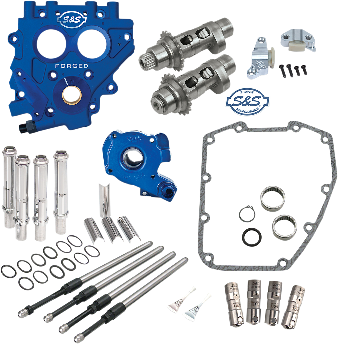 Cam Chest with Plate Kit - 551CE - Easy Start Cams - Twin Cam