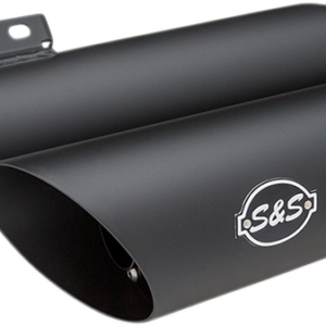 Slash-Cut Slip-On Mufflers - Race - Black - FLFB