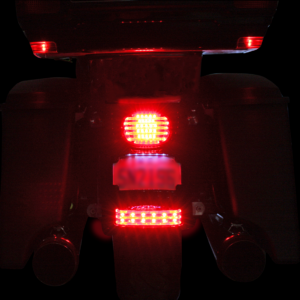 Fender Tip Light - LED - Red Lens - Black