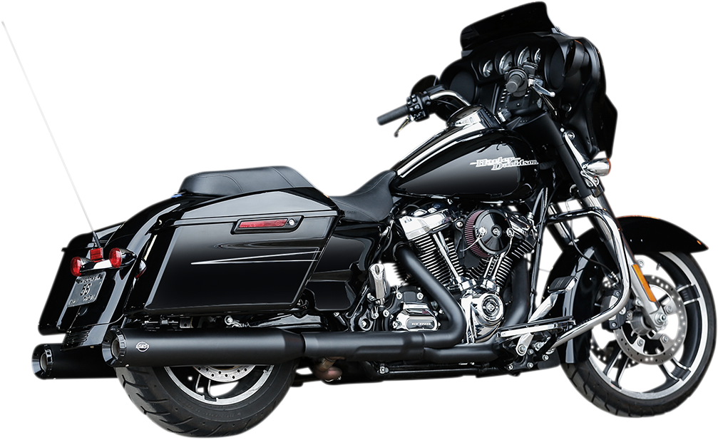 GNX Slip-On Mufflers - 4-1/2" - Black - M8 FL