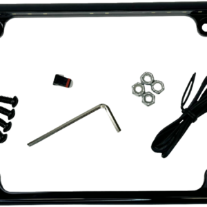 License Plate Frame - LED - Gloss Black