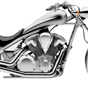 Speedster Swept Exhaust - Chrome - VT1300
