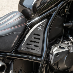 Side Covers - Slash Cut - Black - Honda - CMX