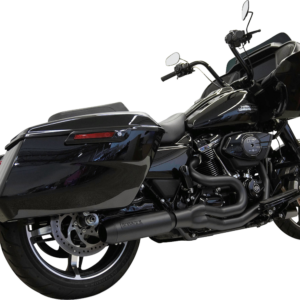 2-into-1 Mid-Length Super Bike Exhaust System - 4" Muffler - M8 Touring