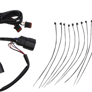 Latch Light - Saddlebag - Dual Color - Red - Chrome