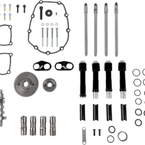Camshaft Kit - 496 Gear Drive - Black Pushrod Tubes - M8