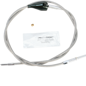 Stainless Steel Idle Cable - +10" - '02-'06 FLH