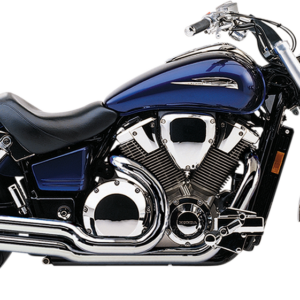 Angled Slashcut Exhaust - Chrome - VTX1800C/F