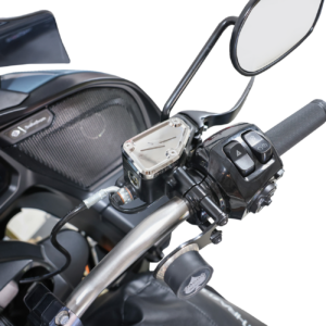 Master Cylinder Cover - Brake - Front - Chrome