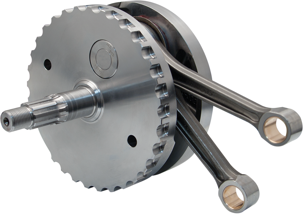 Flywheel Assembly - 4.00" - w/o Sprocket Bearing Race - 88"/95"/100" Twin Cam "A" '99-'02