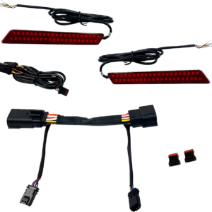 LED Latch Lights - Saddlebag - Red Lens