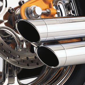 Speedster Slashdown Exhaust - Chrome - '91-'05 Dyna