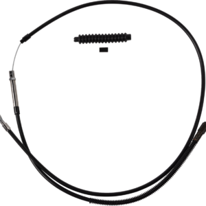 High-Efficiency Black Vinyl Clutch Cable - +6" Size