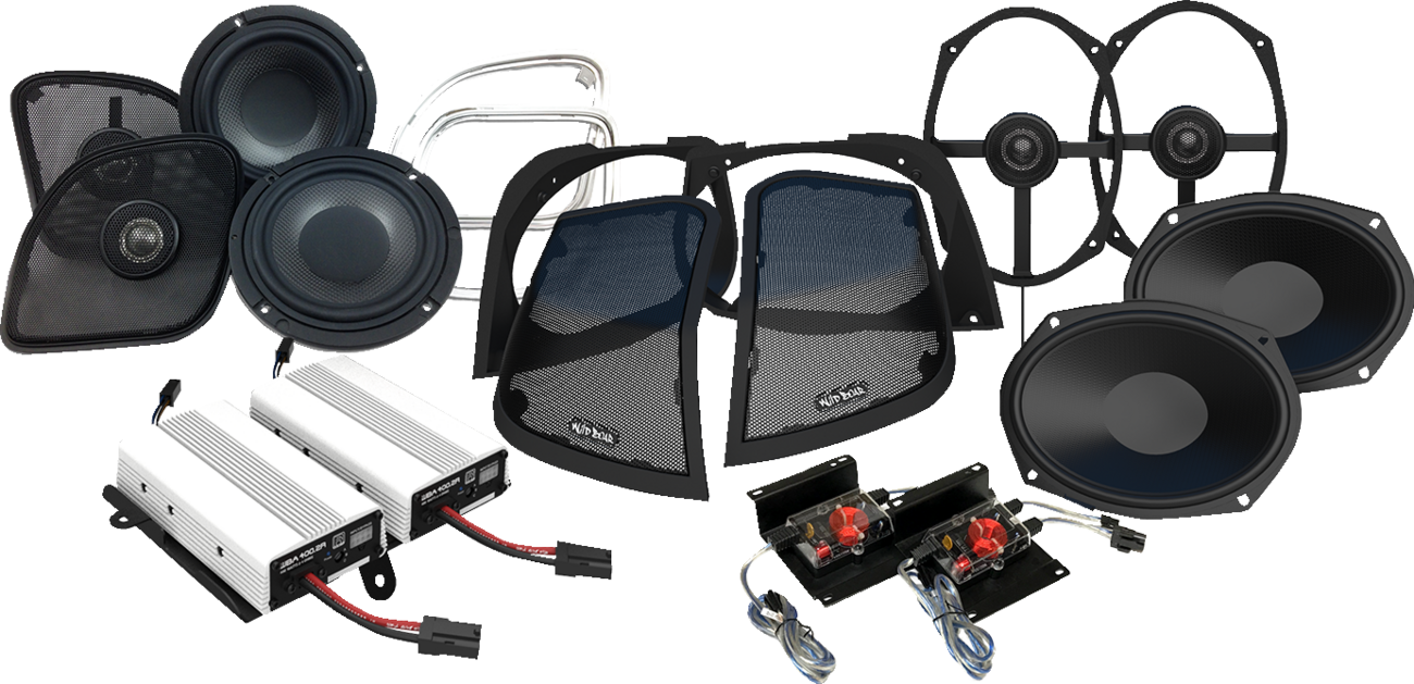 Amplifier/Speaker Kit - 800 W - w/ Cut in Lid