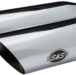 Slash-Cut Slip-On Mufflers - 50 State - Chrome - FLFB