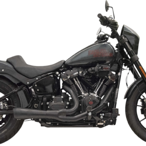2-into-1 Ripper Exhaust System with Megaphone Muffler - Short - Chrome - 49-State - M8 Softail