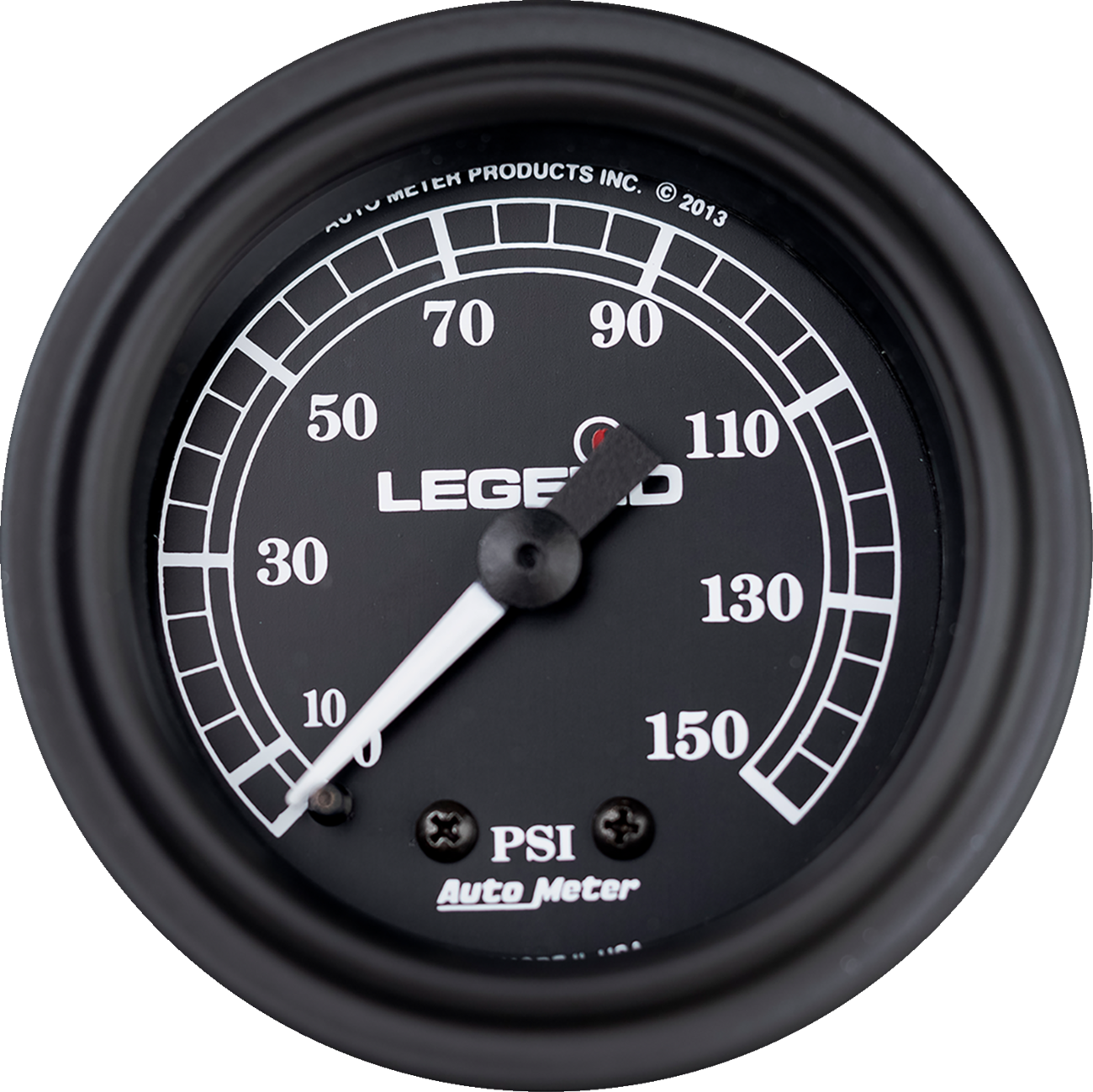 Fairing Mounted LED Backlit PSI Gauges - Black