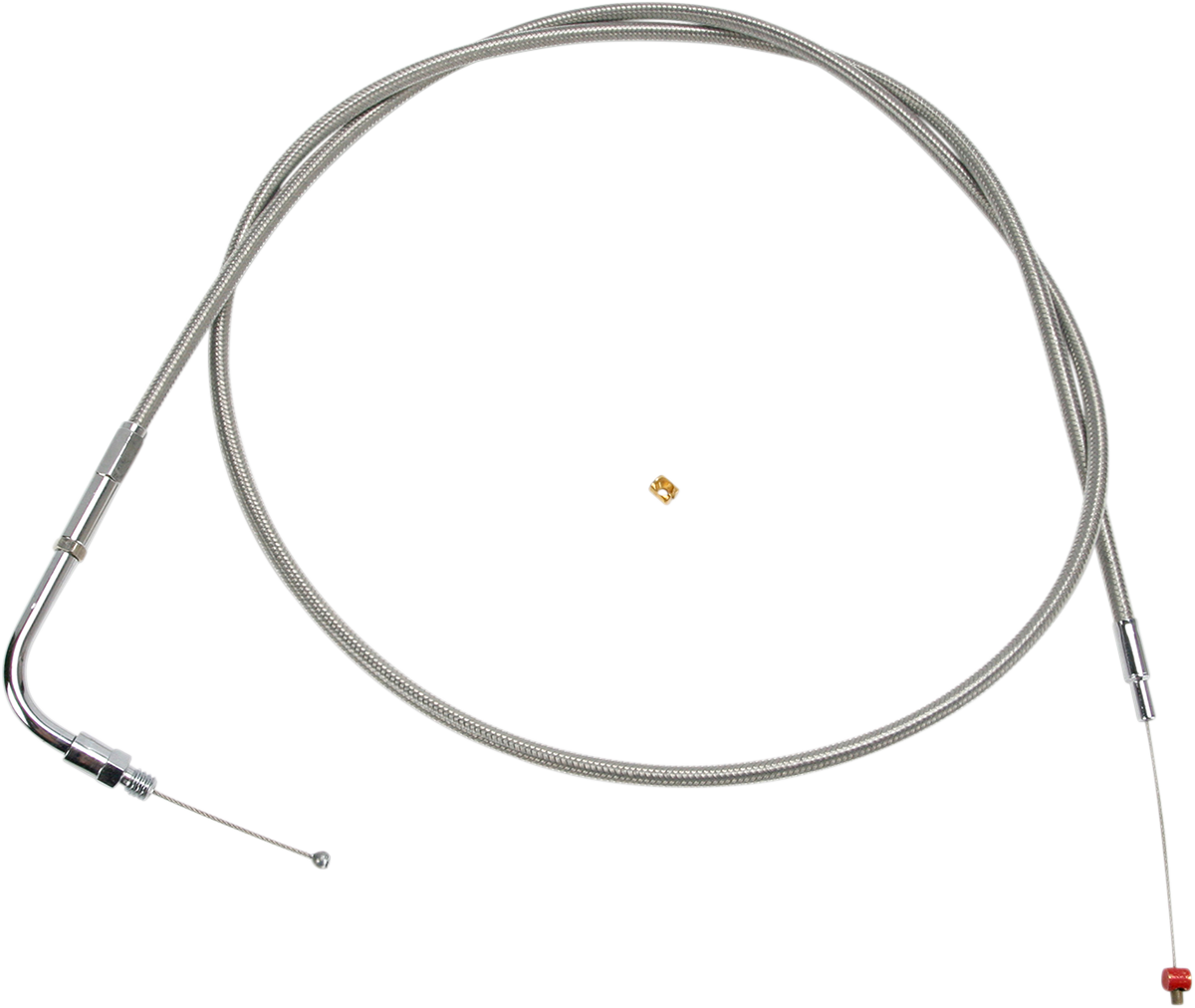 Stainless Steel Throttle Cable - +6" - '90-'95 Touring