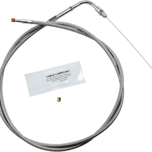 Stainless Steel Throttle Cable - +8" - '90-'95 Touring