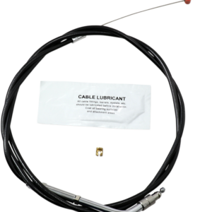 Black Vinyl Throttle Cable - +6" Size - 45-1/2" Length