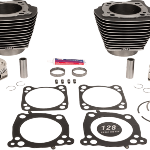 Cylinder Kit - 128" Big Bore - Black Granite w/Highlights - 114"/117" M8