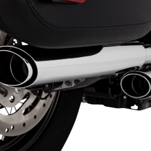 3" Twin Slash Slip-On Muffler - Chrome