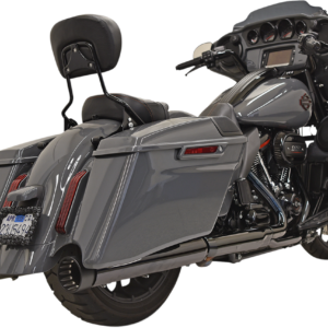 DNT Straight Can Mufflers for M8 CVO - Chrome/Black