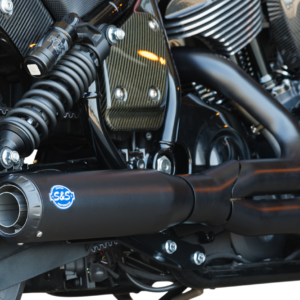 2-into-1 Qualifier Exhaust System - Guardian Black - Race Only - Indian Chief