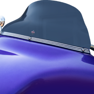 Flare® Windshield - 10-1/2" - Dark Smoke - '96-'13 FLH