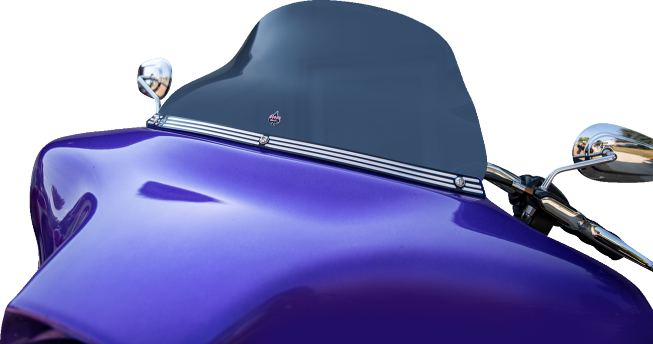 Flare® Windshield - 10-1/2" - Dark Smoke - '96-'13 FLH