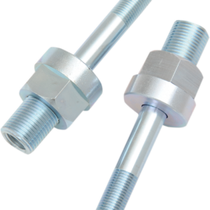 Adjustable Shock Lowering Kit - Rear - Lowers 0"-1.25" - Silver Zinc Finish