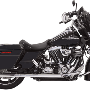 Fishtail Slip-On Mufflers - Chrome - with Baffle - 36" - 95-'16 Touring