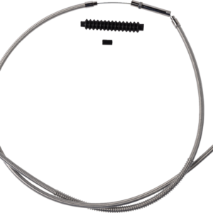 High-Efficiency Stainless Steel Clutch Cable for Harley-Davidson - +8" - '18-'23 Softail