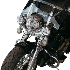 Adaptive Headlight with Adapter - 7" - Chrome