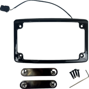License Plate Frame - LED - Black