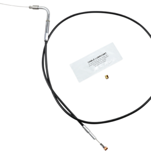 Black Vinyl Idle Cable - +6" Size - 37" Length
