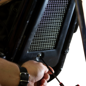 Oil Cooler Guard - Black - M8 Softail